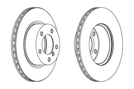 DDF1229C Ferodo Гальмівний диск