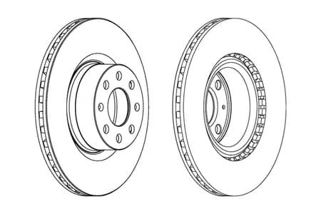 ddf1298c Ferodo Гальмівний диск