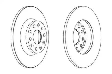 DDF1306C Ferodo Тормозной диск