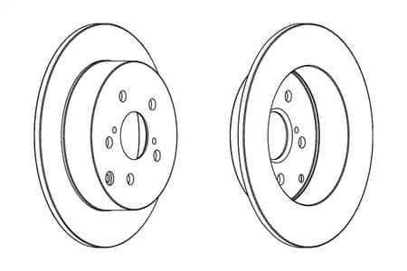 ddf1419c Ferodo Гальмівний диск для Toyota Corolla