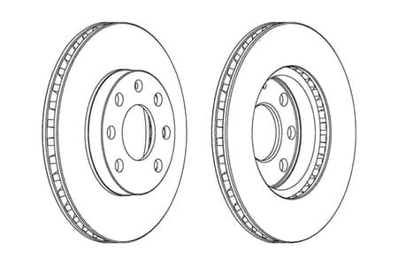 DDF151C Ferodo Гальмівний диск