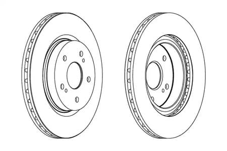 DDF1635C Ferodo Гальмівний диск для Suzuki Grand Vitara