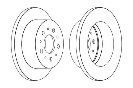 DDF1653C Ferodo Гальмівний диск