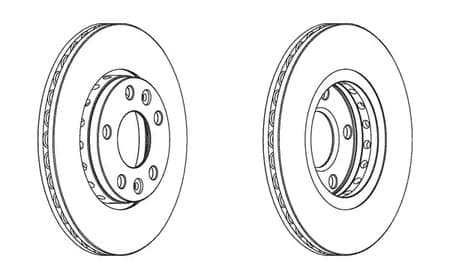 ddf1728c Ferodo Гальмівний диск
