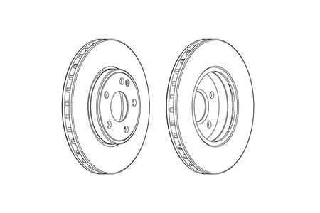 ddf2460c Ferodo Гальмівний диск