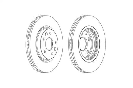 ddf2466c Ferodo Тормозной диск