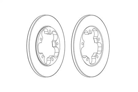 DDF2484C Ferodo Тормозной диск для Ford Transit