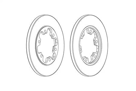 ddf2485c Ferodo Тормозной диск для Ford Transit