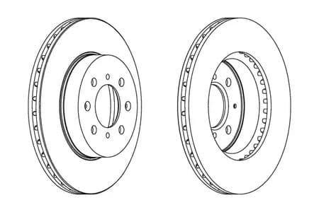 DDF492C Ferodo Гальмівний диск