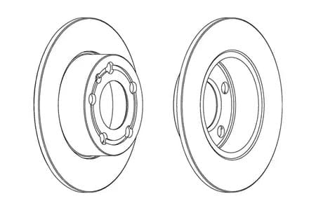 DDF929C Ferodo Гальмівний диск
