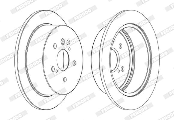 ddf1545c Ferodo Тормозной диск