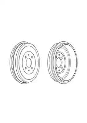 FDR329006 Ferodo Тормозной барабан