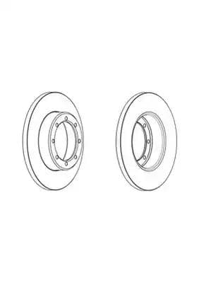 DDF1977C Ferodo Тормозной диск