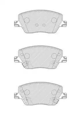 FDB4799 Ferodo Гальмівні колодки для Fiat Tipo