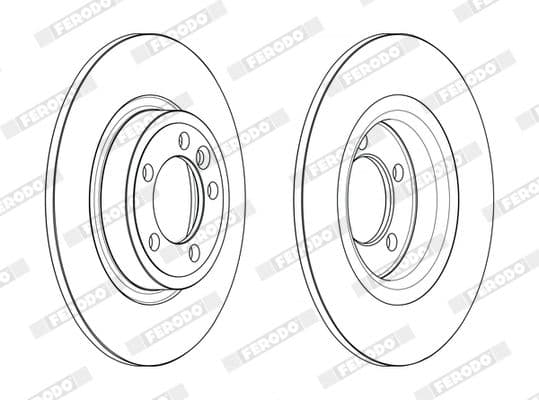 ddf2633c Ferodo Гальмівний диск