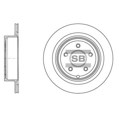 sd4209 Hi-Q Тормозной диск