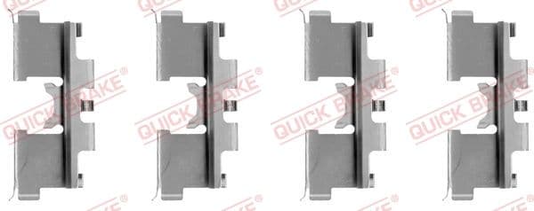 1091068 OJD (Quick Brake) Компоненти дискових гальмівних колодок для Nissan Sunny