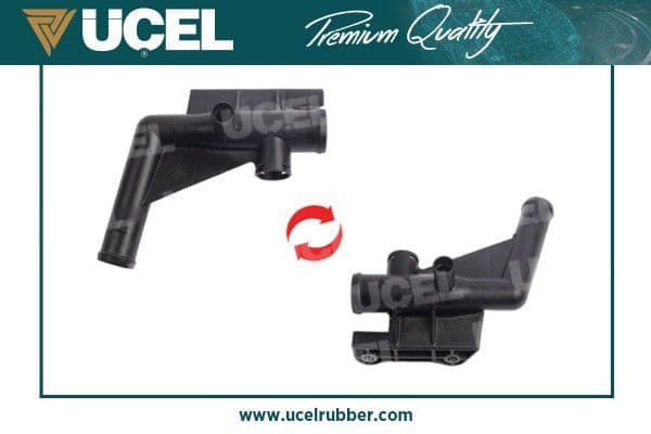 65537 ÜC-EL Патрубок радіатора системи охолодження двигуна для Volkswagen Crafter