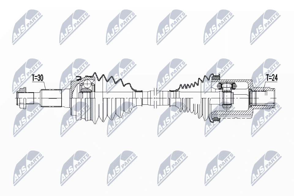 npwps007 NTY Піввісь для Porsche Panamera
