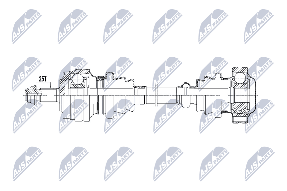 npwme193 NTY Полуось