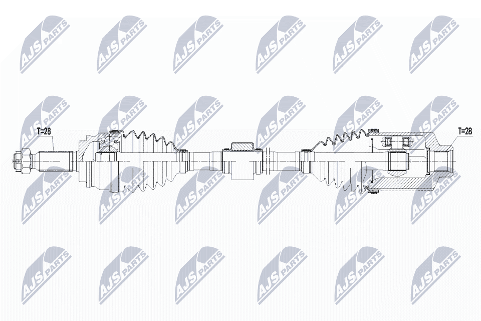 npwch058 NTY Полуось
