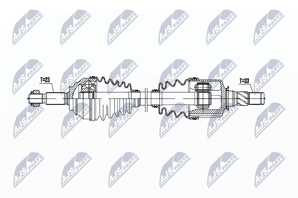 npwre195 NTY Піввісь для Renault Zoe