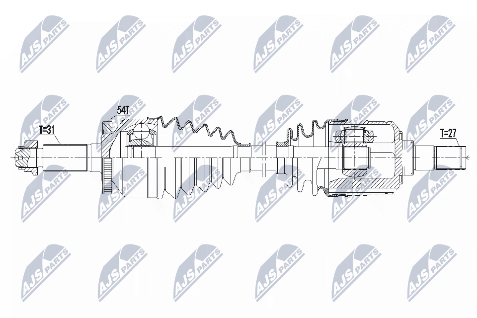npwka360 NTY Піввісь для Kia Carnival