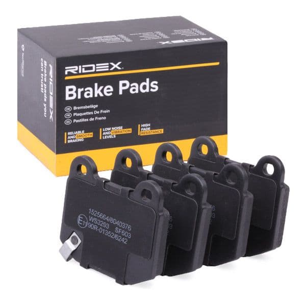 402b0491 RIDEX Гальмівні колодки