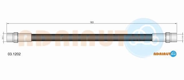 031202 Adriauto Гальмівний шланг