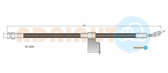 101241 Adriauto Гальмівний шланг для Hyundai Elantra