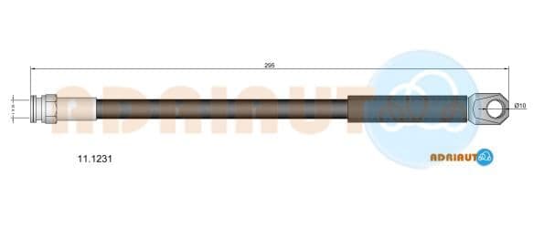 111231 Adriauto Тормозной шланг для Fiat Regata