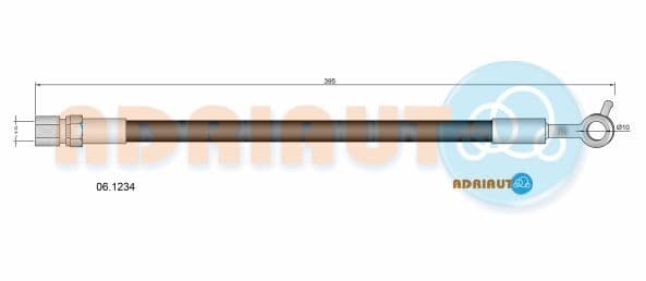 061234 Adriauto Тормозной шланг