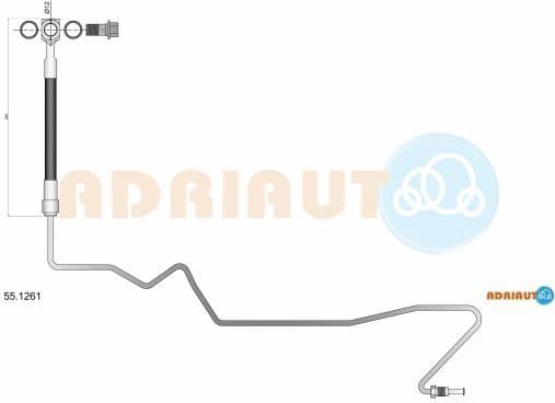 551261 Adriauto Тормозной шланг