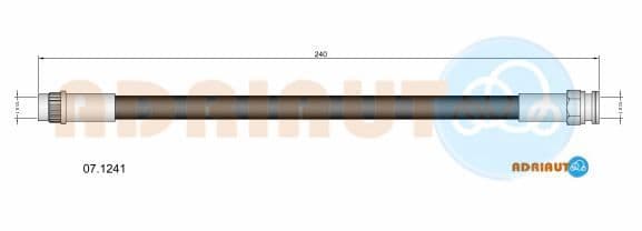 071241 Adriauto Гальмівний шланг