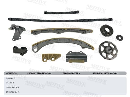tck309 Motive Components Комплект ланцюга ГРМ