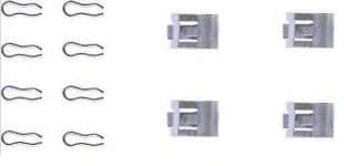 A 02 203 Brembo Компоненти дискових гальмівних колодок