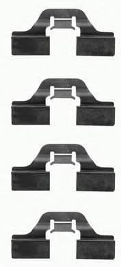 A 02 205 Brembo Компоненти дискових гальмівних колодок