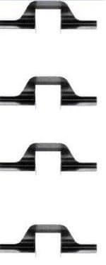 A 02 304 Brembo Комплектующие дисковых тормозных колодок