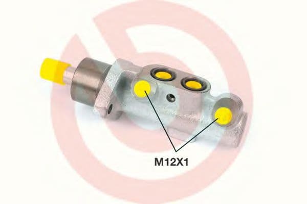 M 61 056 Brembo Головний гальмівний циліндр