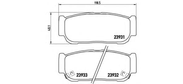 P 30 057 Brembo Тормозные колодки