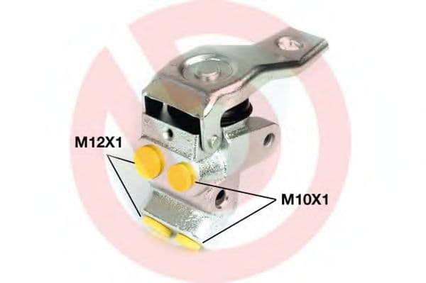 R 61 014 Brembo Розподільник гальмівних зусиль