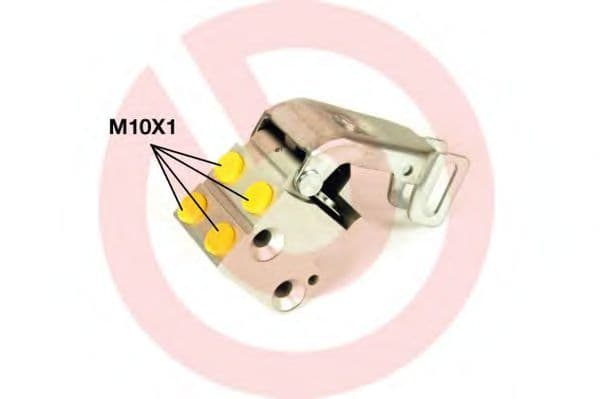 R 85 007 Brembo Розподільник гальмівних зусиль