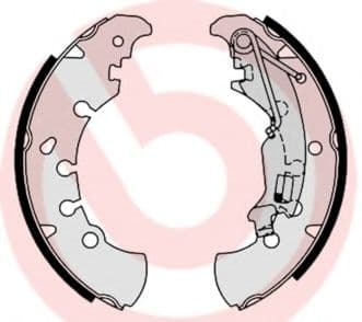 S 23 555 Brembo Гальмівні колодки