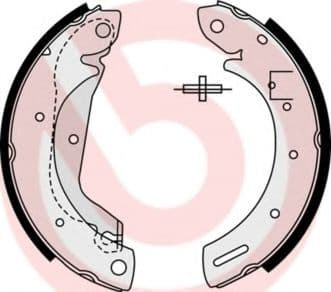 S 23 577 Brembo Гальмівні колодки