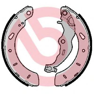 S 24 551 Brembo Гальмівні колодки