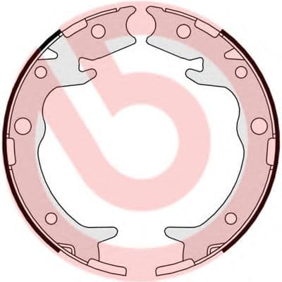 S 28 516 Brembo Колодки ручника
