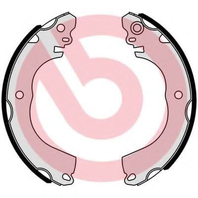 S 61 543 Brembo Гальмівні колодки