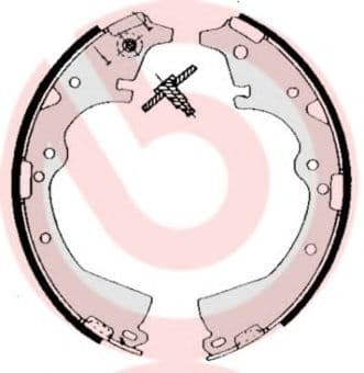 S 83 511 Brembo Гальмівні колодки