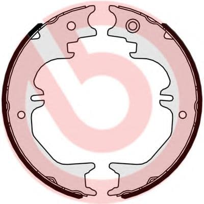 S 83 563 Brembo Колодки ручника