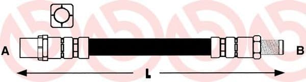 T 06 013 Brembo Гальмівний шланг для BMW X5